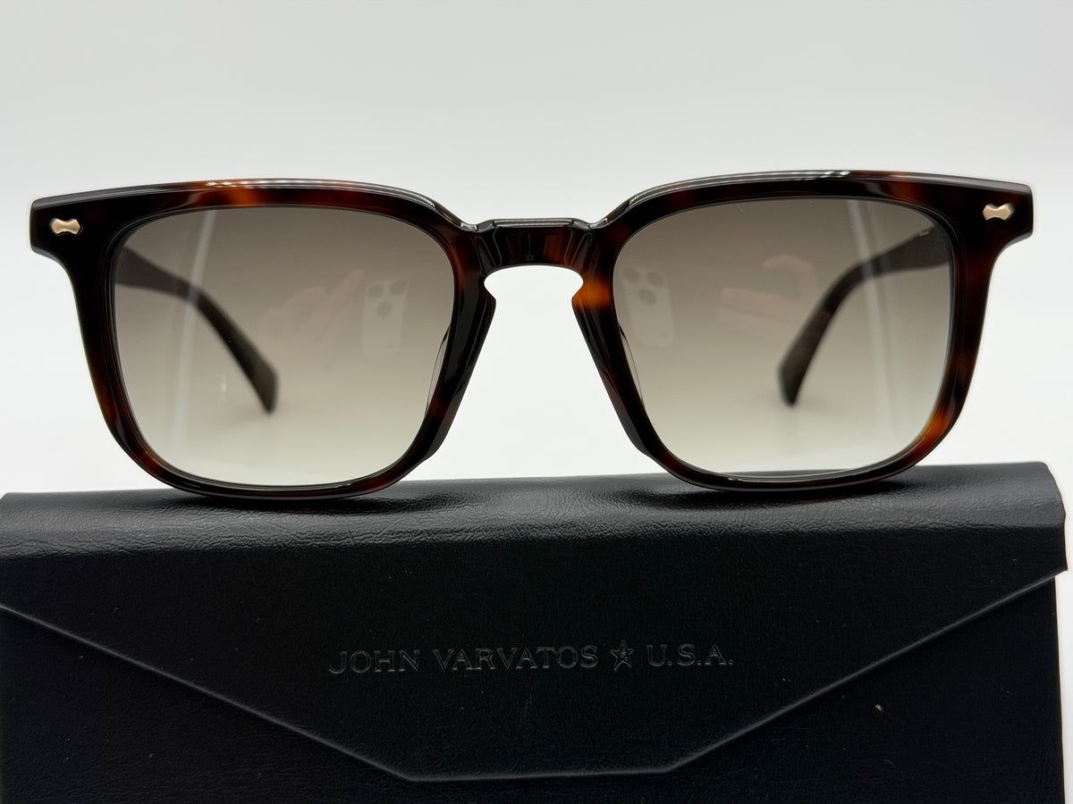 John Varvatos Bronson 53mm SJV 577 Havana / Brown Gradient Japan NEW