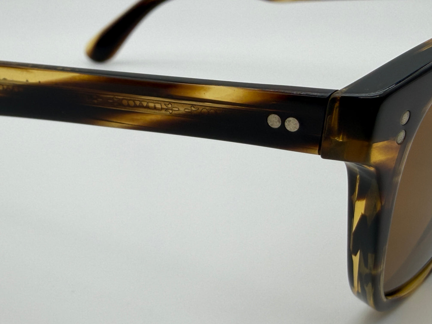 OLiver Peoples Lerner 50mm OV 5369S 100353 COCOBOLO / Brown Glass Italy Preowned