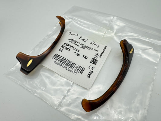 Genuine Ray Ban RB 2176 Clubmaster Folding Replacement Tortoise Front Browbars 51mm Authentic NEW