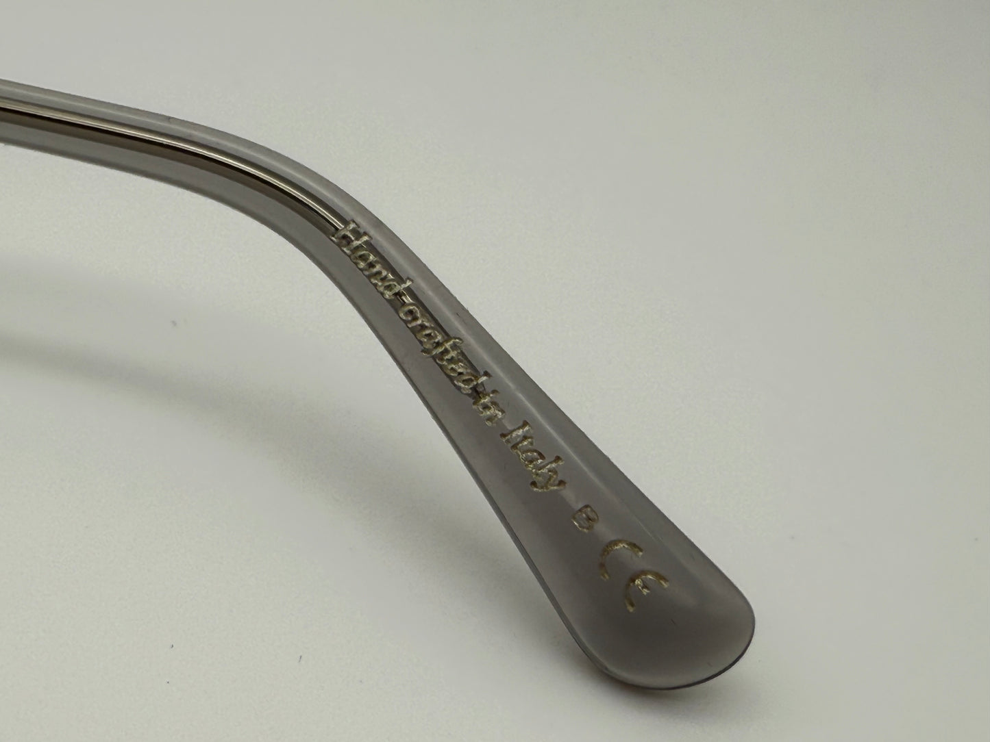 Oliver Peoples Kettner 52mm OV 5339 S Gray / Gray Goldtone Glass Lens 113239 Preowned