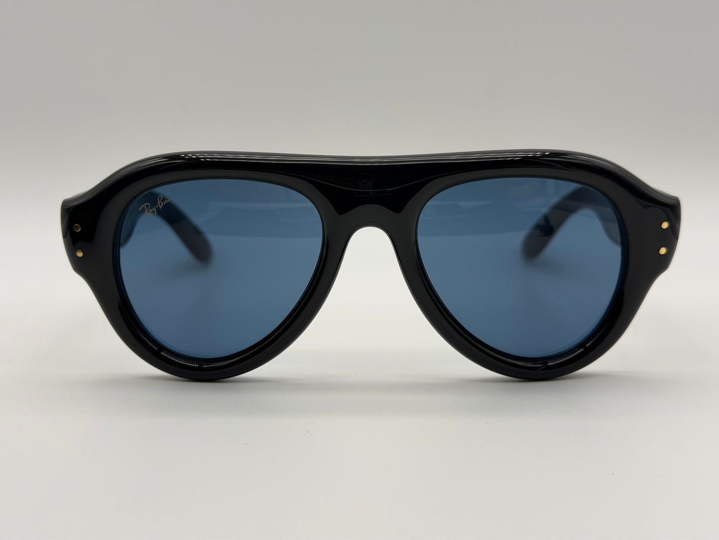 Ray-Ban A$AP Rocky Aviator Puffer 52mm Polished Black / Dark Blue RB 4925 601 / 80 Open Box
