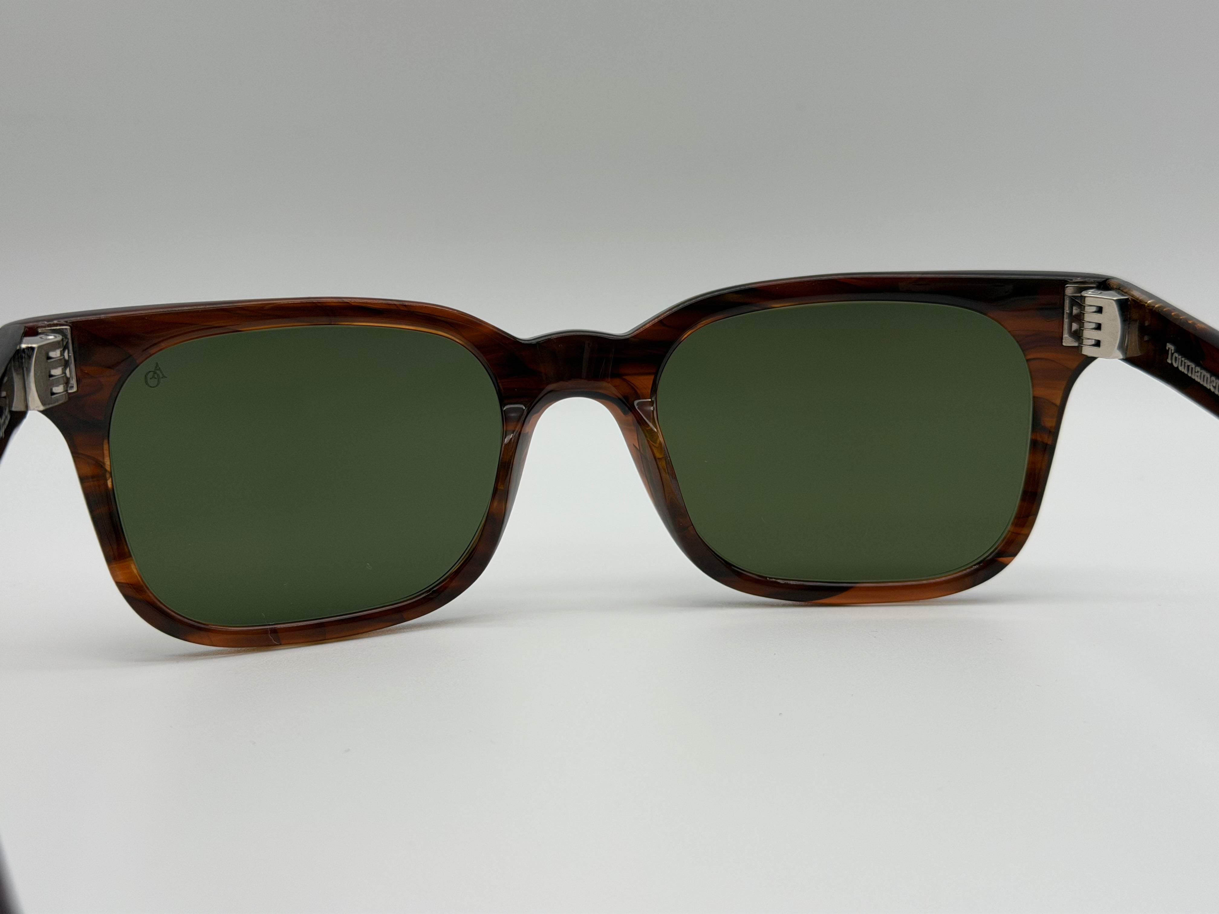 American Optical Tournament 52mm Woodgrain / Calobar Green AO