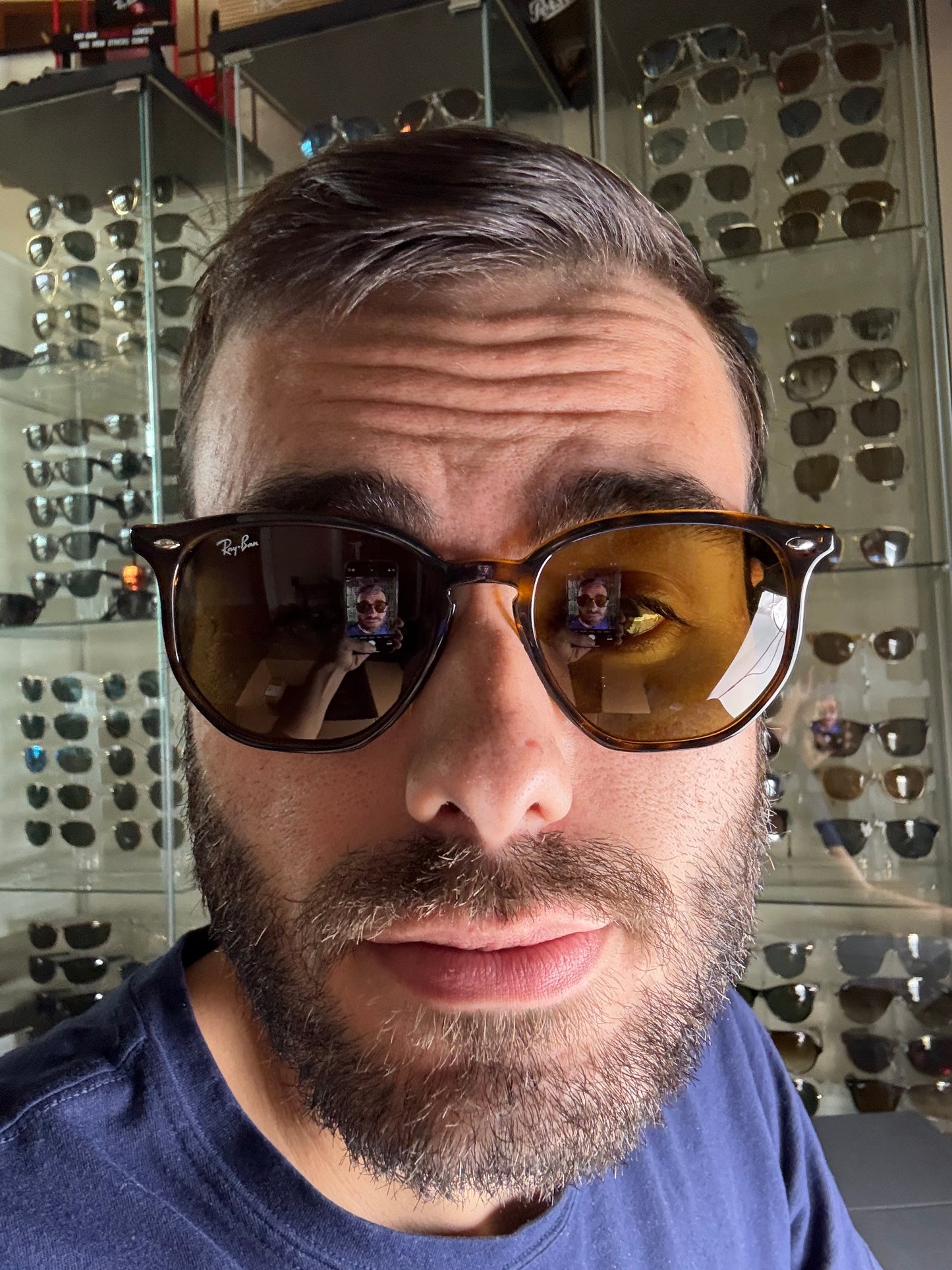 Face Rb4306 Ray-Ban RB4306 710/83-54 Light Tortoise Brown Classic B-15