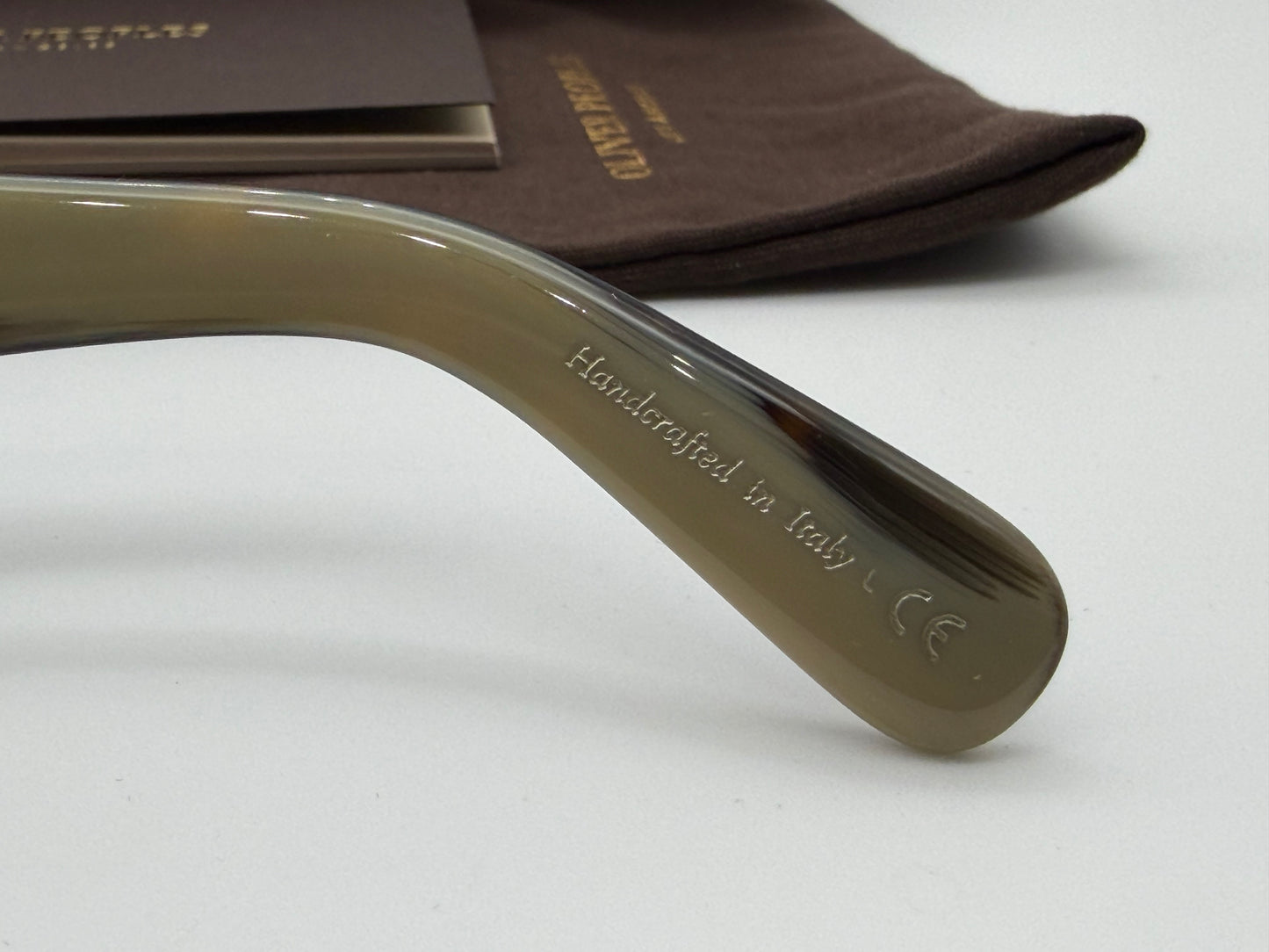 OLIVER PEOPLES Keenan 51mm Square Sunglasses 362 Horn / Brown Polar NEW