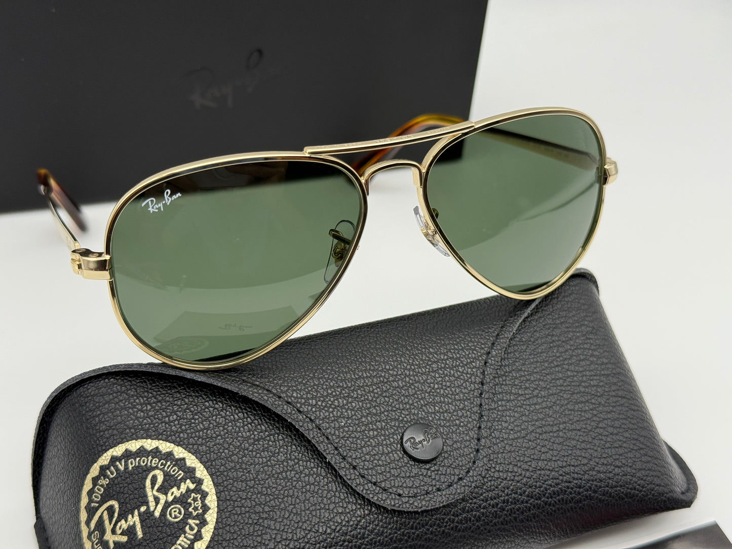 Ray-Ban Aviator Max 58mm Gold / G 15 001 / 31 Italy NEW