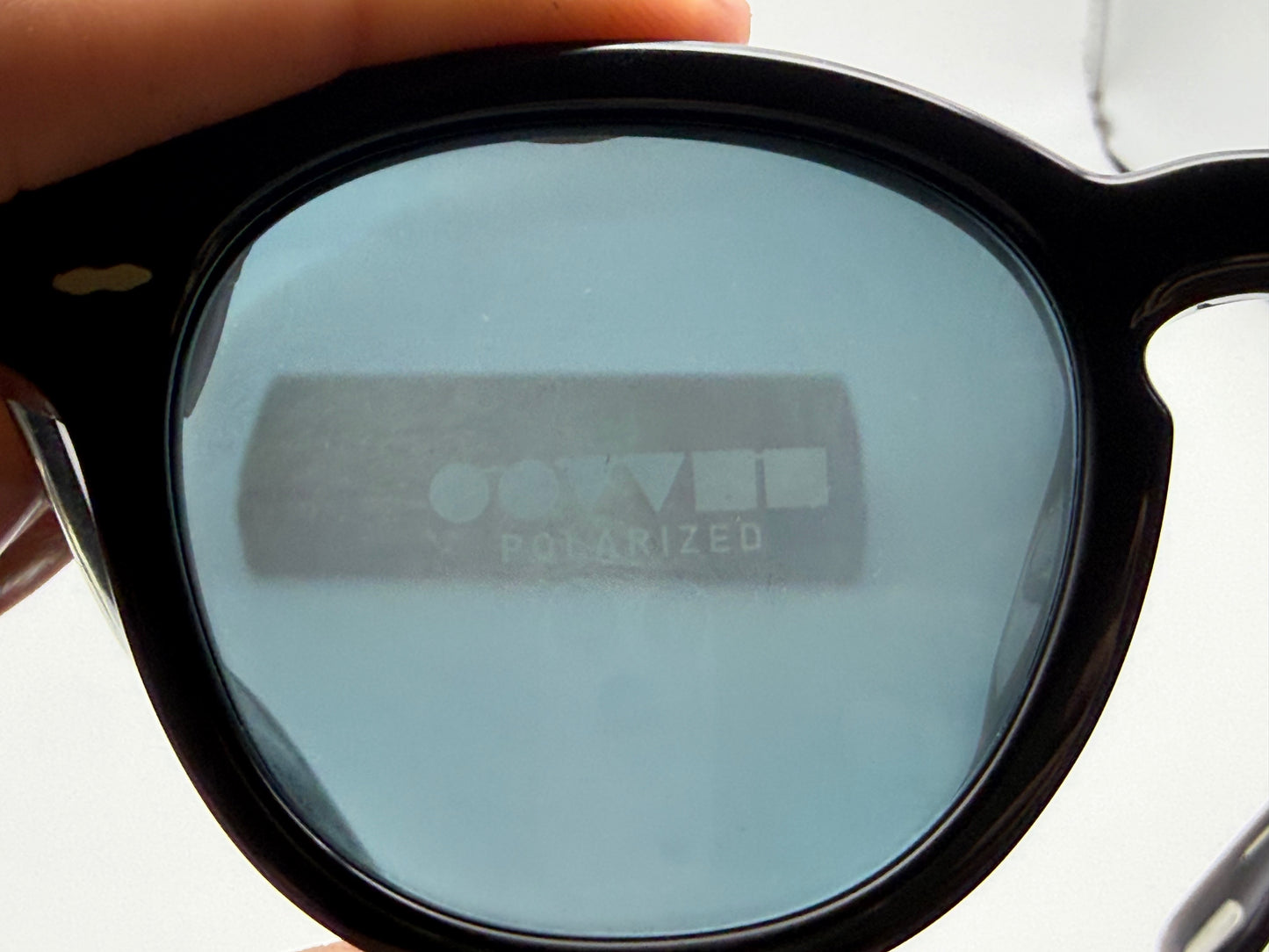 Oliver Peoples Cary Grant Sun 50mm OV 5413 Black / Blue Polarized 14923R Italy Preowned