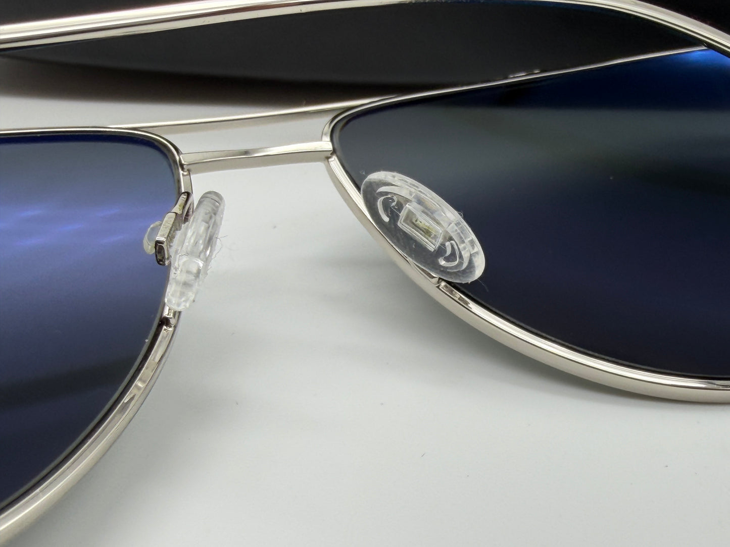 Oliver Peoples Brunello Cucinelli Disoriano 58mm  Silver / Midnight Express Polarized OV 1301S 5036P2 Polarized Italy Preowned