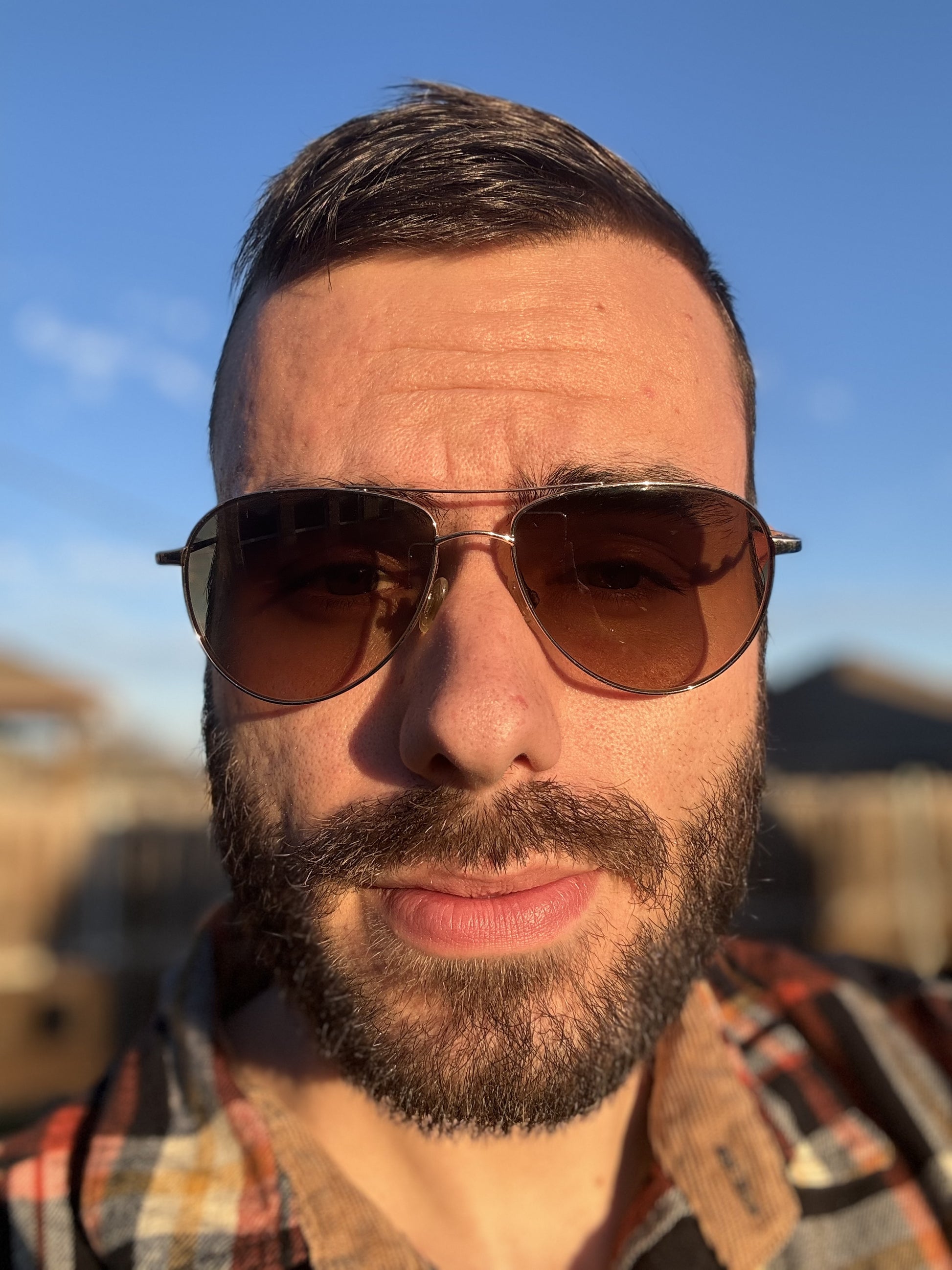 Oliver Peoples Benedict 59mm OV 1002 S 4129 Gold Brown Gradient