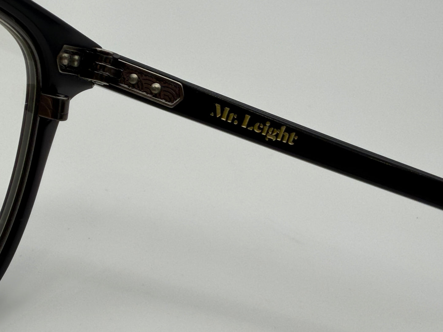 Mr. Leight Coopers C Matte Black 46mm Demo Oval Unisex Eyeglasses