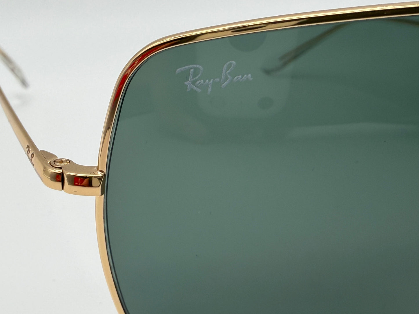 Ray-Ban Wings II RB 3697 Gold / Dark Green 905 / 071 Itlay NEW