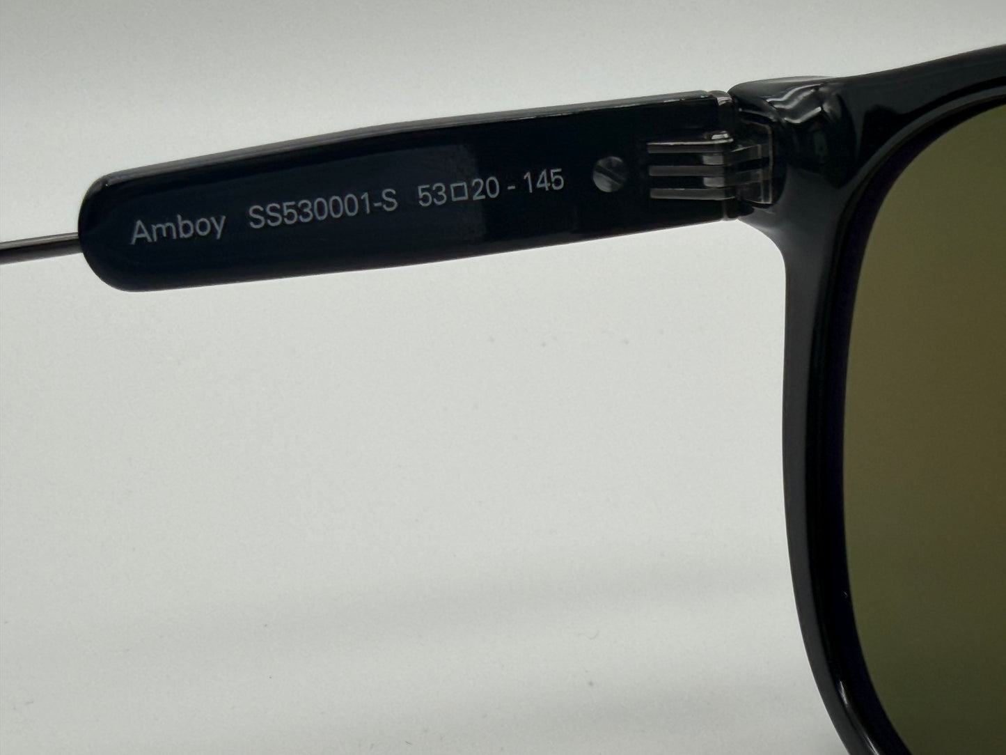 Serengeti Amboy 53mm  SS530001 Shiny Black/Mineral Photochromic Polarized 555nm Italy Open Box