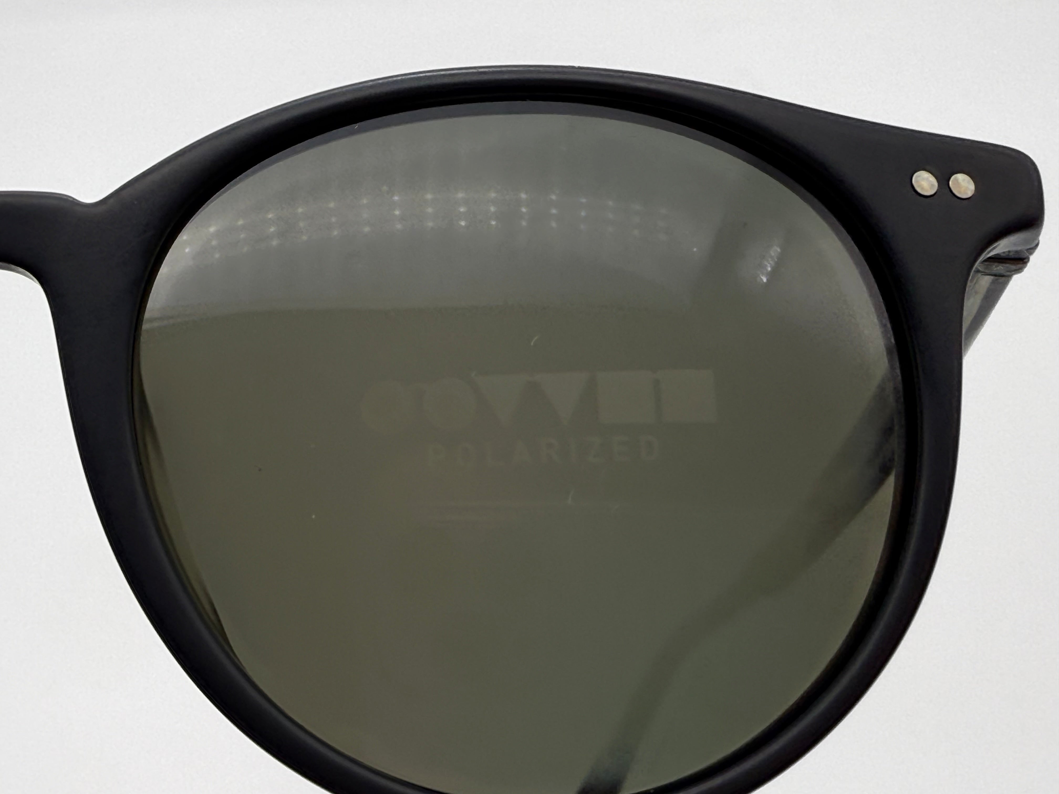 Oliver Peoples DELRAY SUN 48mm Matte Black / G15 Polarized VFX