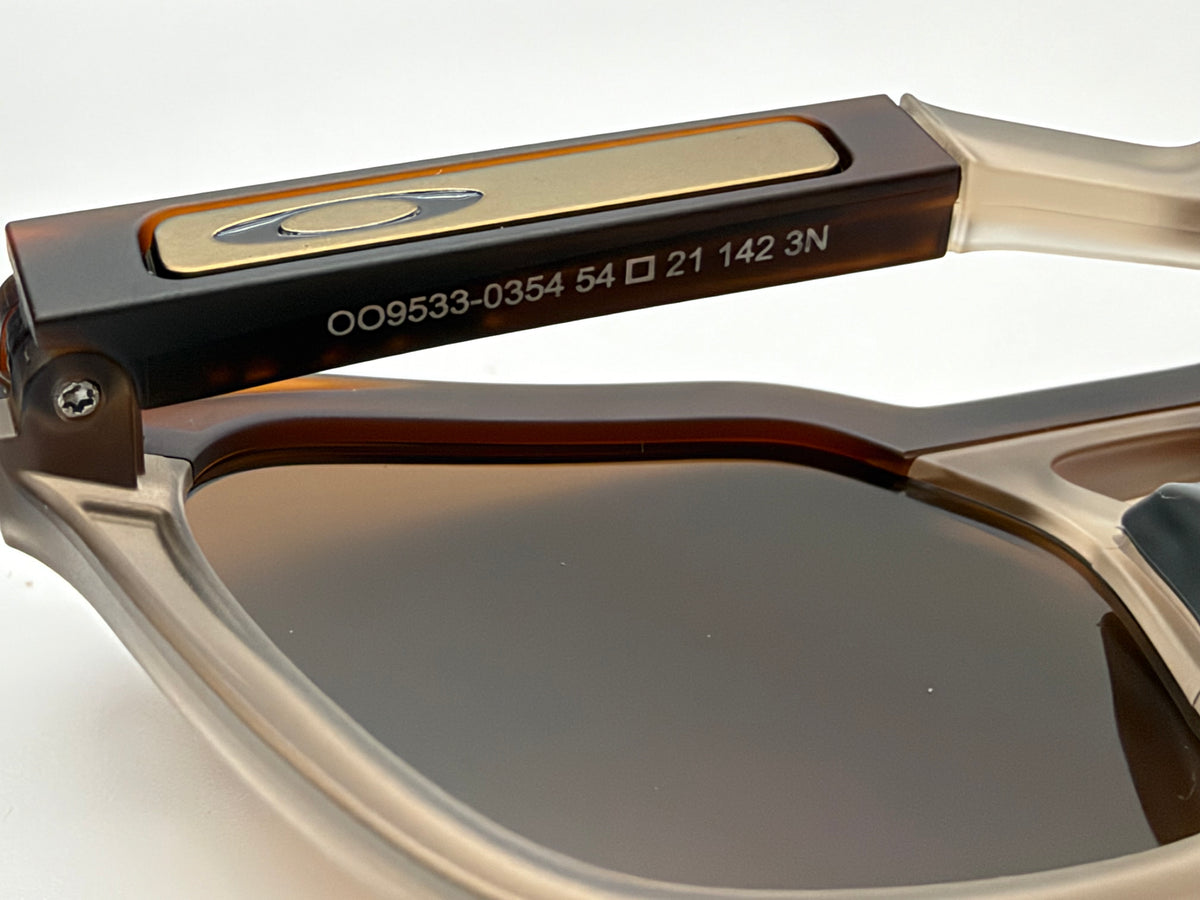 Oakley HSTN SQ 54mm OO 9533 0354 Matte Rootbeer / Prizm Tungsten Lens NEW