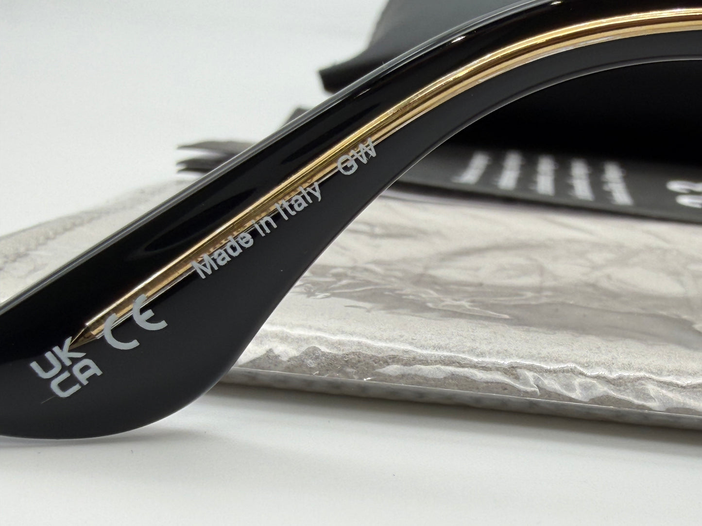 Serengeti FOYT 53mm Shiny Black Gold Transparent 555nm Photochromic SS549005 Italy NEW