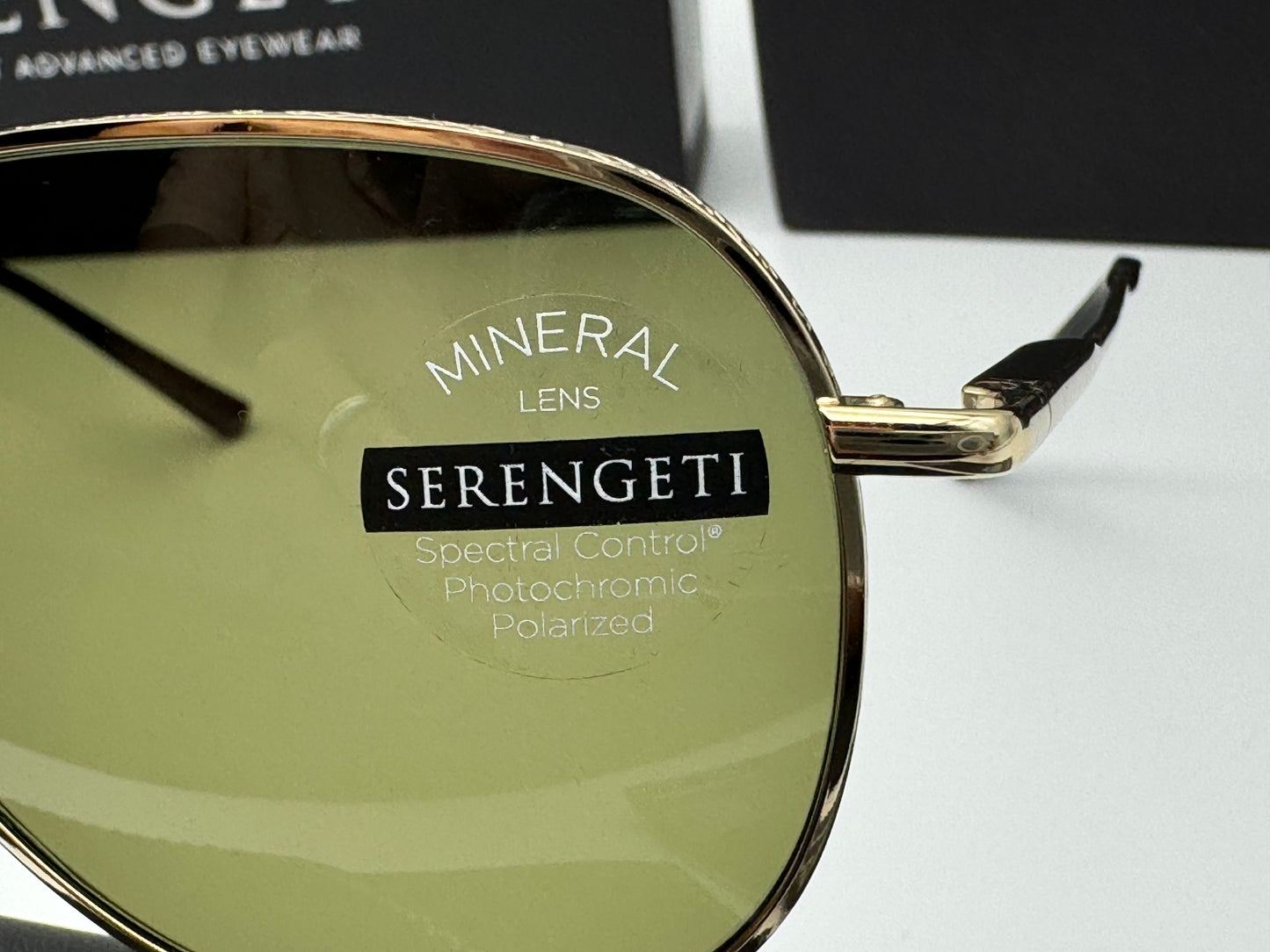 Serengeti HAYWOOD Small SS 55mm 544003  Light Light Gold 555nm Polarized Italy NEW