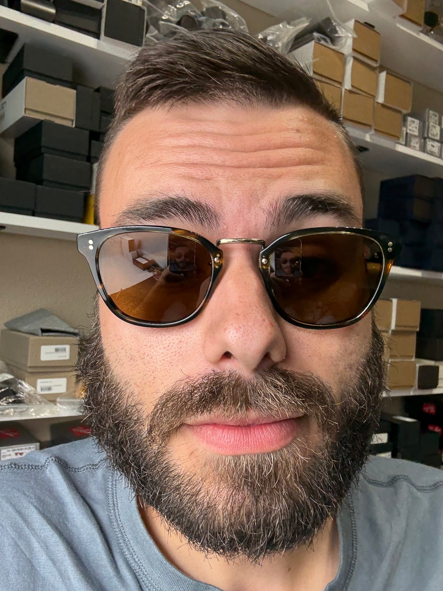 OLiver Peoples Lerner 50mm OV 5369S 100353 COCOBOLO / Brown Italy Missing Box