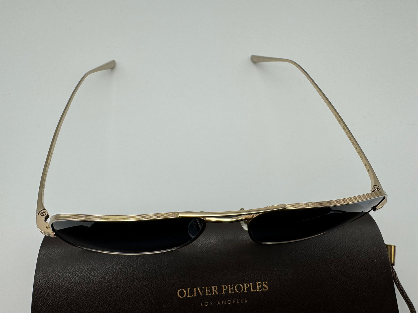 Oliver Peoples × THE ROW VICTORY LA 54mm Gold Blue Gradient OV1246ST 5292Q8