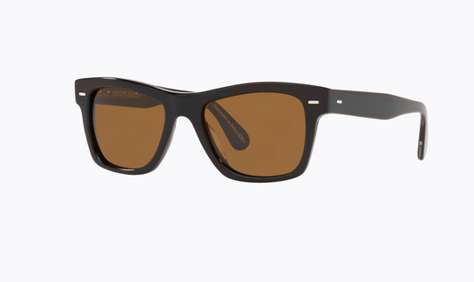 Oliver Peoples Re/Done Oliver Sun 51mm Black True Brown Glass Lens Limited Edition Preowned
