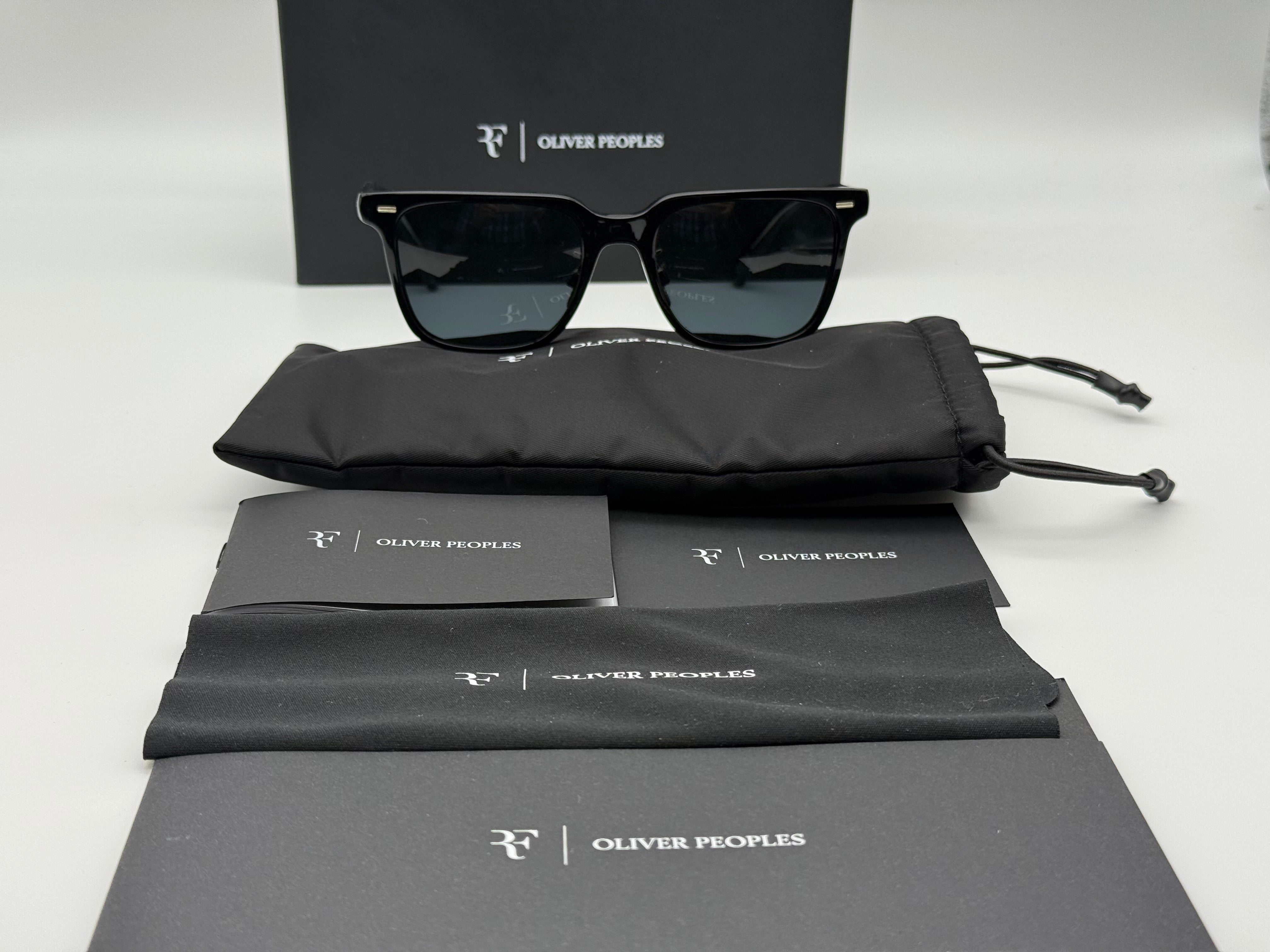 Oliver Peoples Mr. Federer II 52mm Black / Dark Slate OV 5592