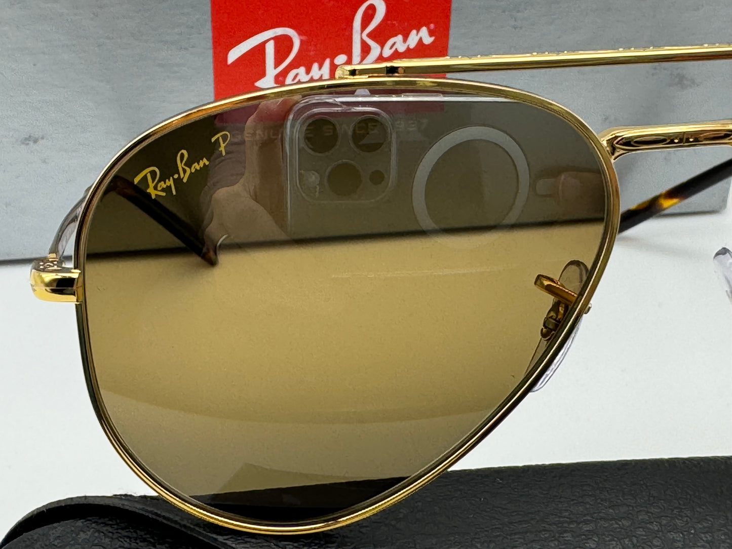 Ray Ban New Aviator 58mm RB 3625 1996/G5 Silver / Brown Italy NEW