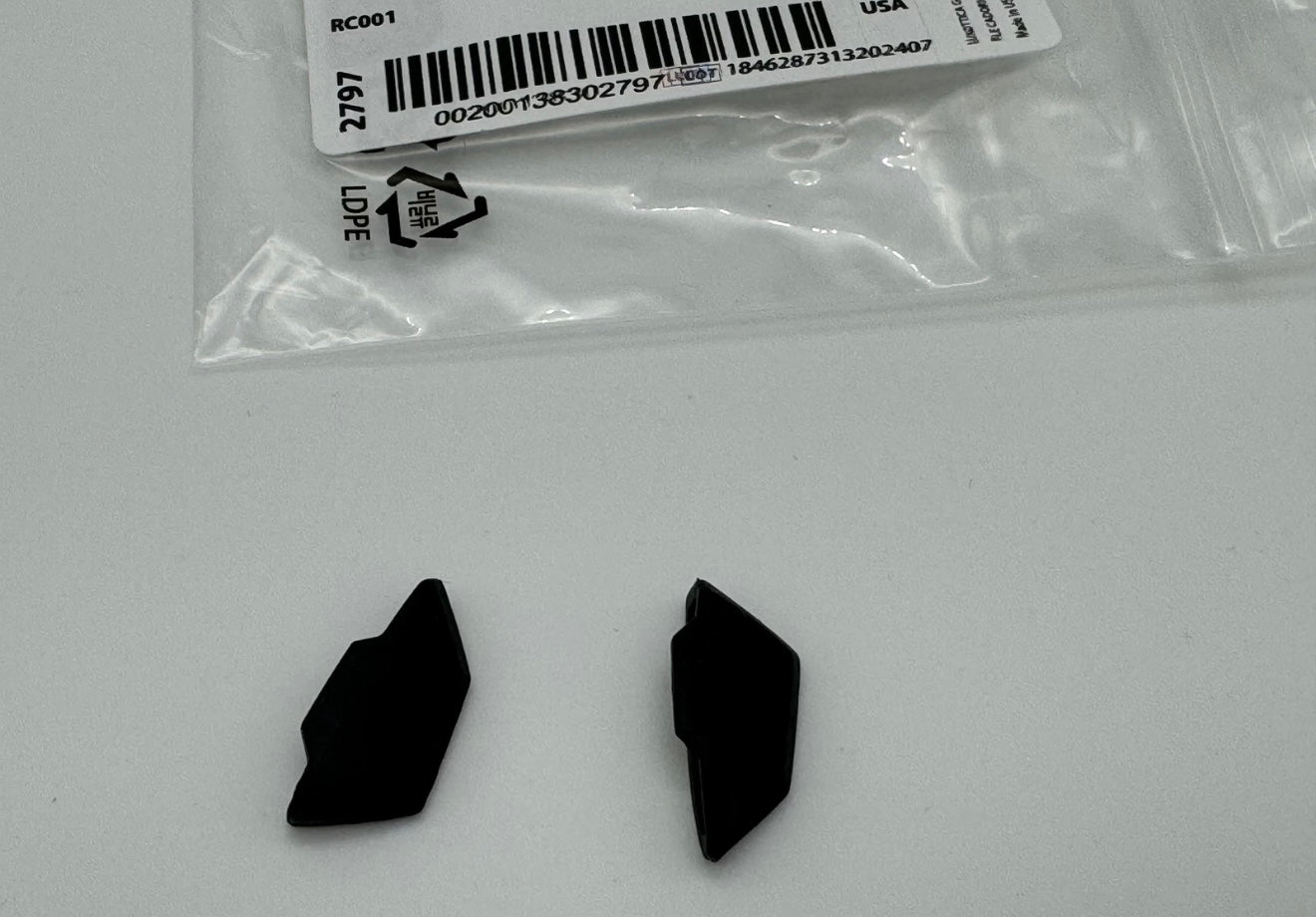 Costa Del Mar 6A8015 Ocean Ridge 410 OCR 410 Black Large Nose Pads Authentic NEW