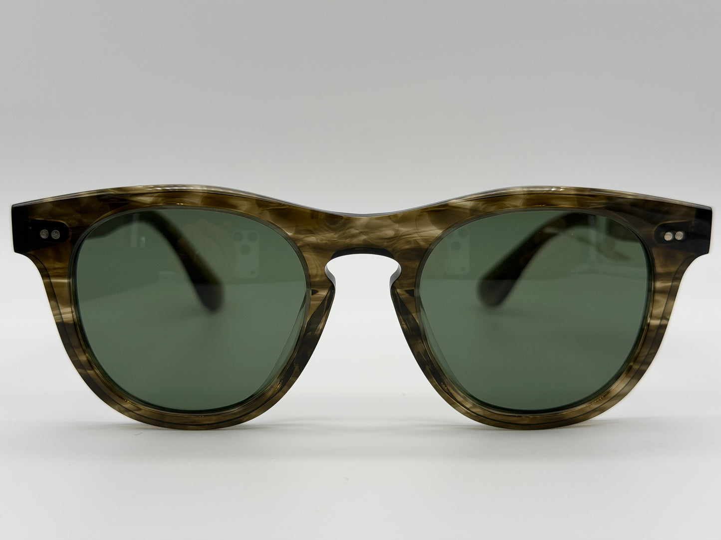 Oliver Peoples Rorke 49mm OV 5509 SU Soft Olive Gradient G-15 173552 Japan Preowned