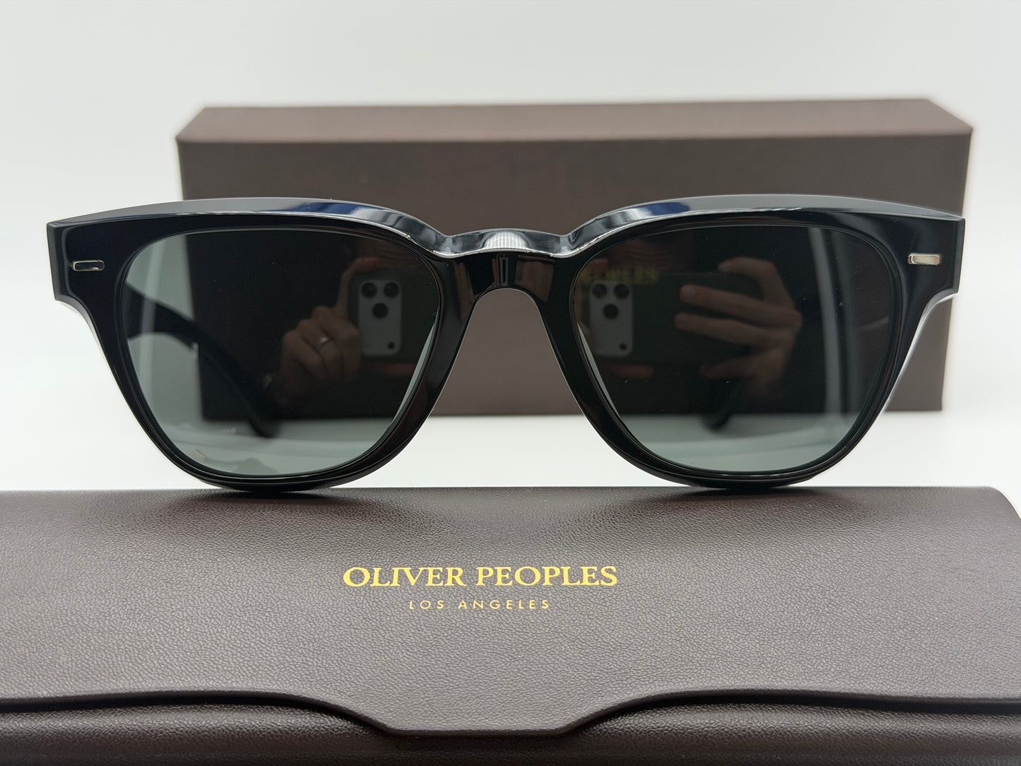 Oliver peoples Rueny 51mm OV 5601 SU 1731P2 Black / Midnight Express Polarized NEW