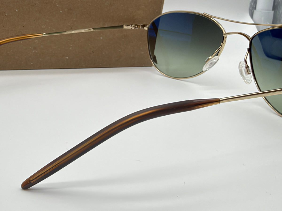 Oliver Peoples Aero II Gold / G 15 Gradient OV 1358S 5035 BH Italy NEW