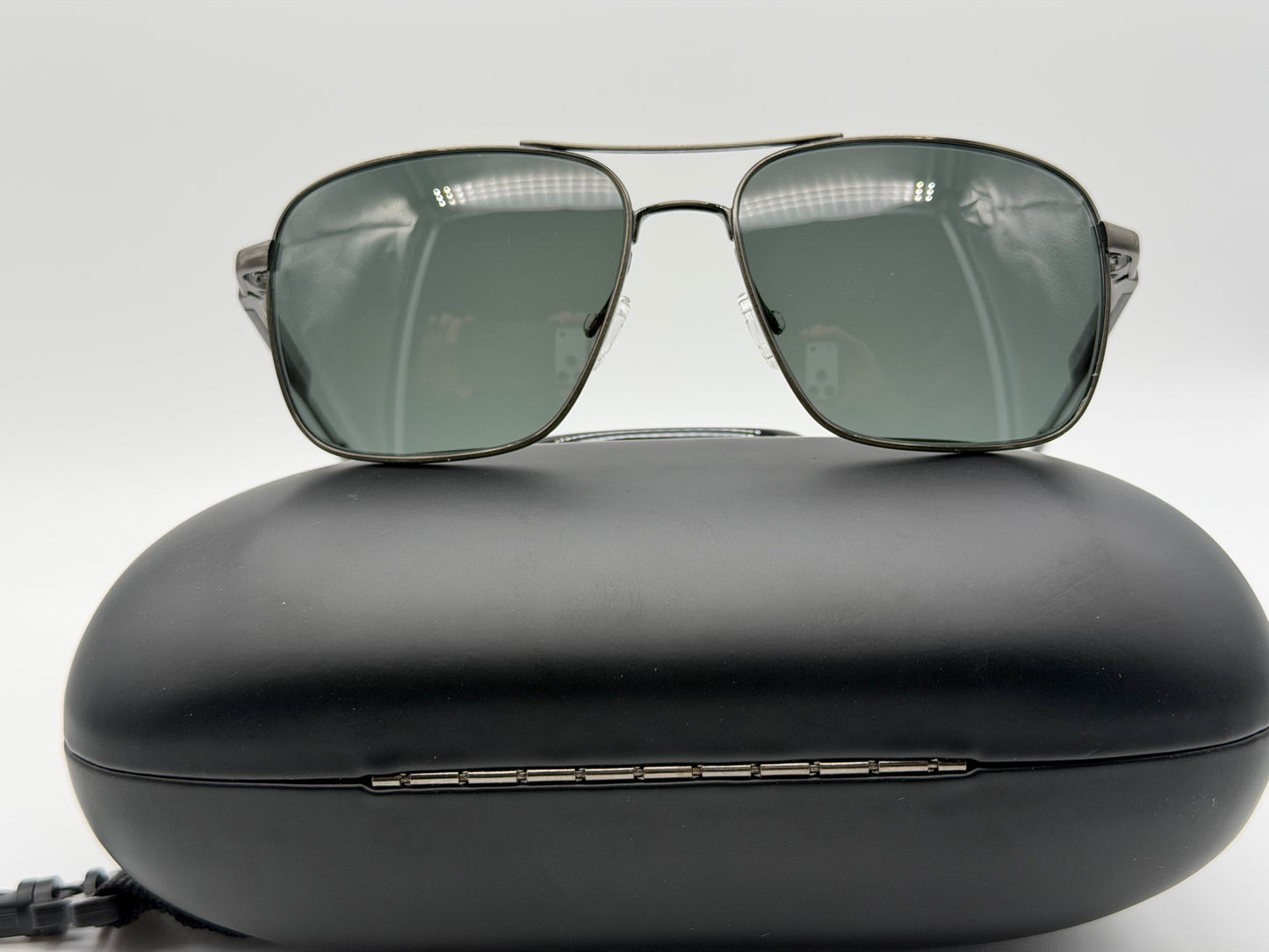 Oliver Peoples Linford 56mm Midnight Express Polarized / Antique Gold OV 1097 5095 / N5 Preowned
