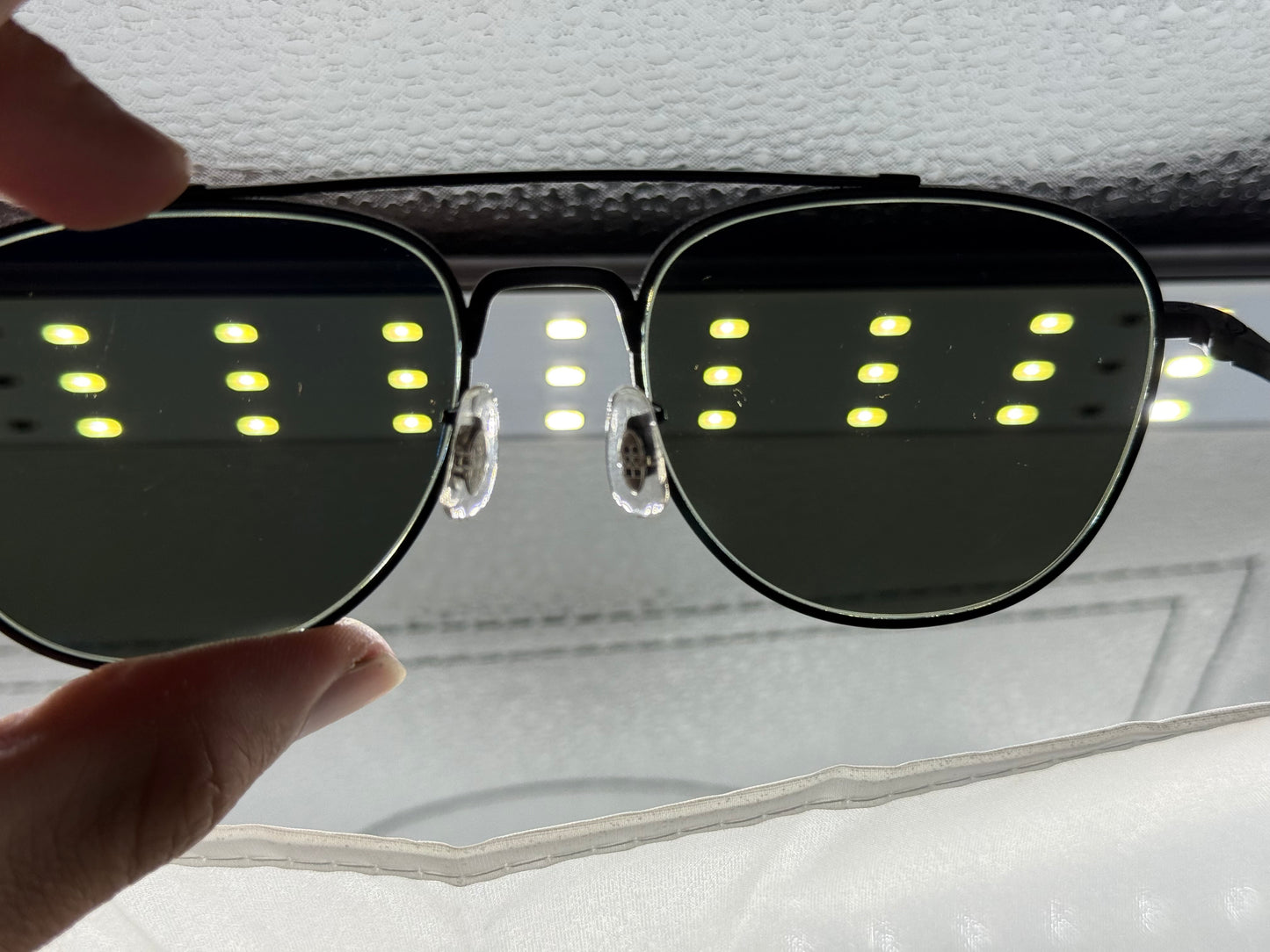 Oliver Peoples Rivetti 55mm Matte Black / G1-5 Polarized Glass Titanium OV 1335 ST 5017 - P1  Preowned