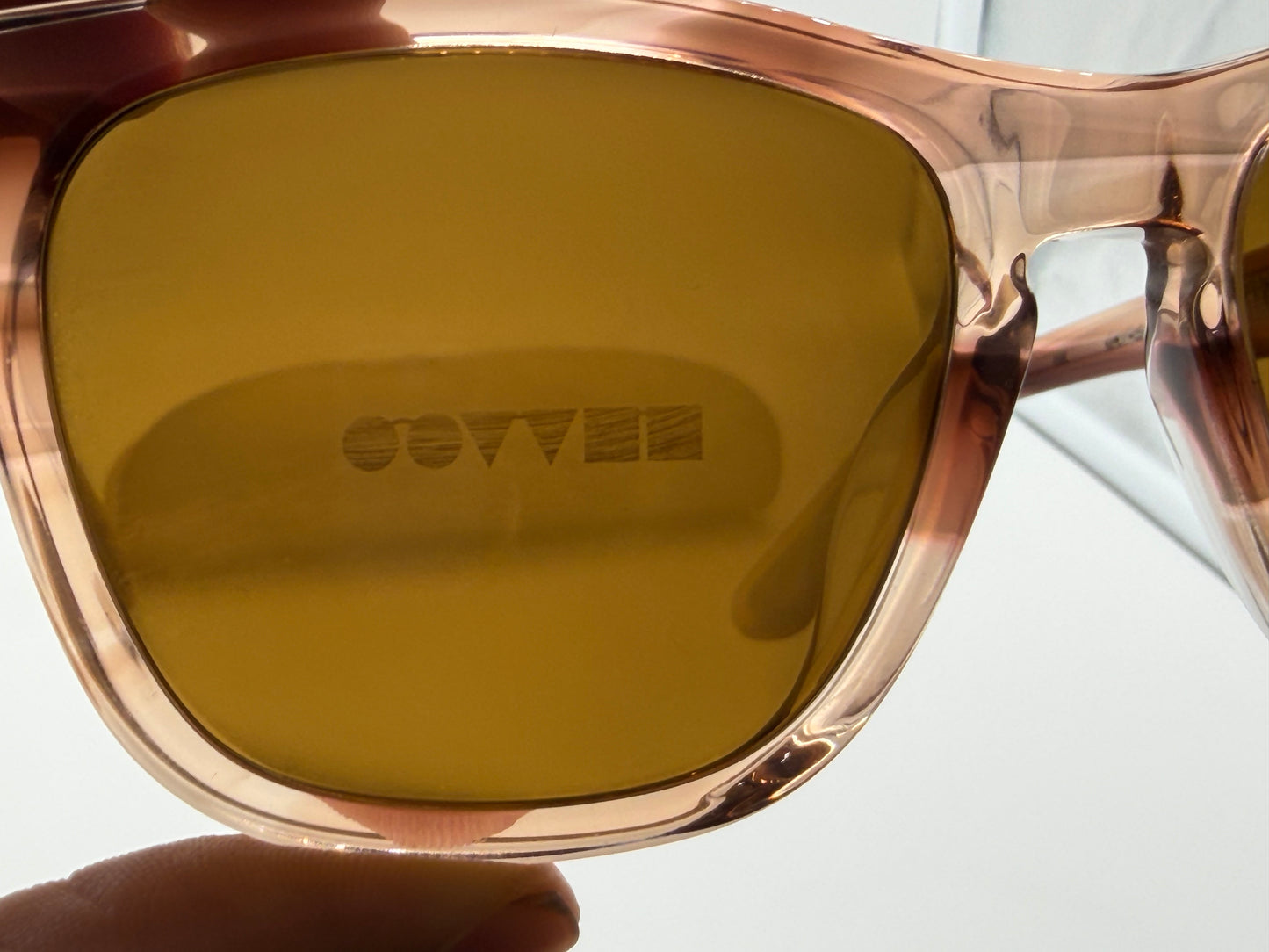 Oliver Peoples Lynes Sun 55mm Washed Sunstone / True Brown OV 5449 172652 Italy Preowned