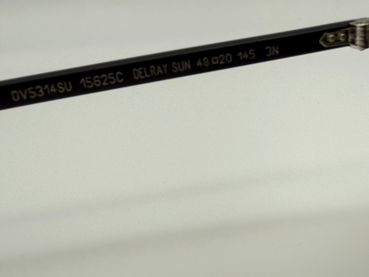 Oliver Peoples DELRAY SUN 48mm OV 5314 SU Semi tortoise semi matte black / Mirror Silver Italy Preowned