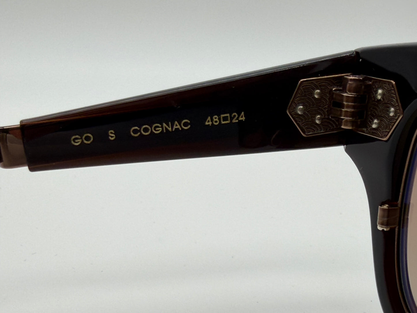 Mr. Leight GO S 48mm Chocolate Gold / Cognac Polarized Japan NEW
