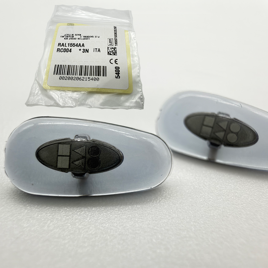 Oliver Peoples Gunmetal Nose Pads Clip Crimp on for Sunglasses and Eyeglasses OEM Authentic
