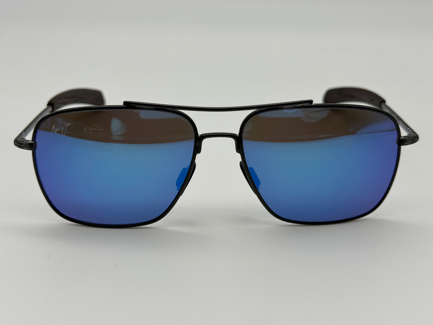 Maui Jim Island Life 57mm Blue Hawaii Gunmetal Exclusive Sunglasses Tommy Bahama Preowned