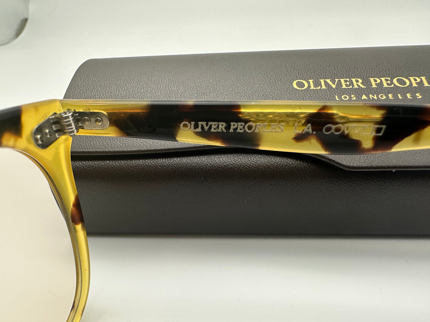 Oliver Peoples Cayson 49mm YTB Demo Sand Wash Italy NEW