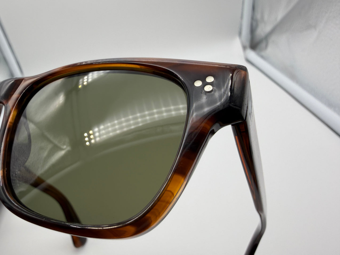 Oliver Peoples Birell Sun 52mm Tuscany Tortoise/ G-15 OV 5524 Itlay distressed