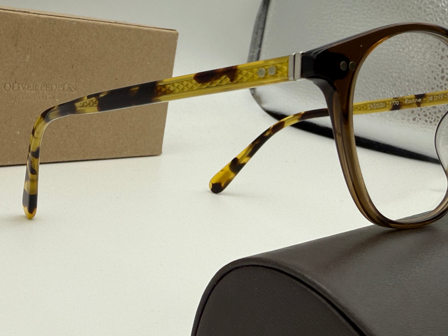 Oliver Peoples Ronne 48mm Eyeglasses OV 5533 1770 Espresso YTB Italy