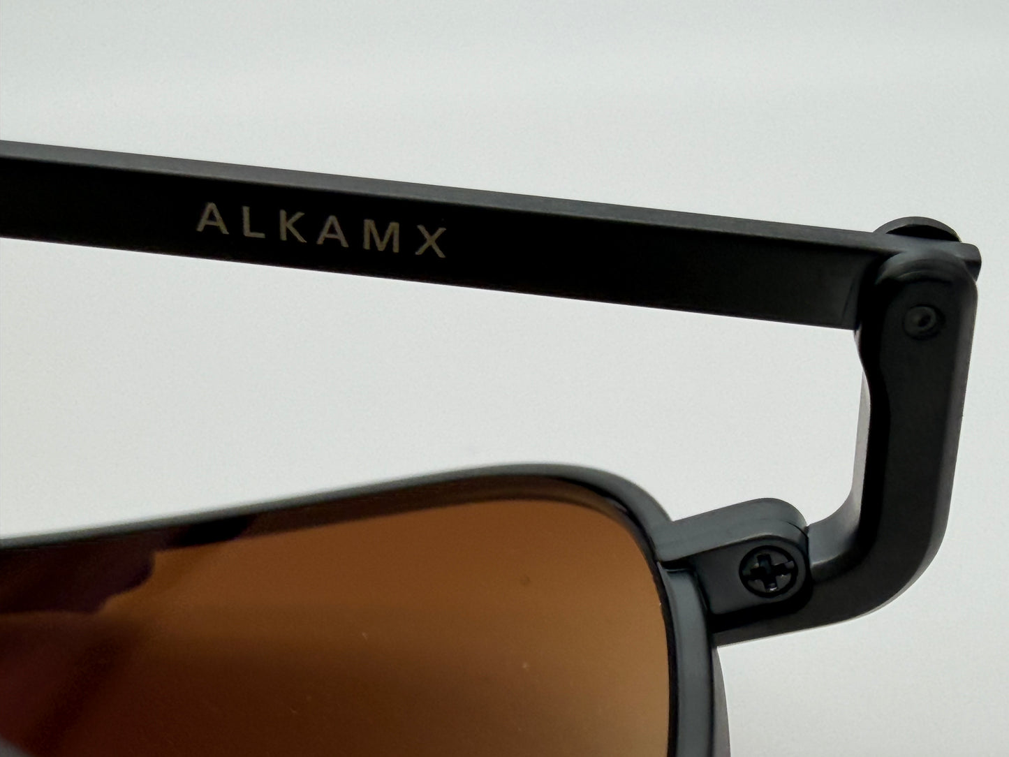 DITA ALKAMX 61mm Dark Black Iron White Gold Titanium / Brown to Clear Gradient Japan