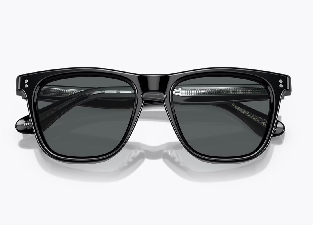 Oliver Peoples Lynes Sun 55mm Black / Midnight Express Polarized OV 5449 SU 1005P2 Italy Open Box
