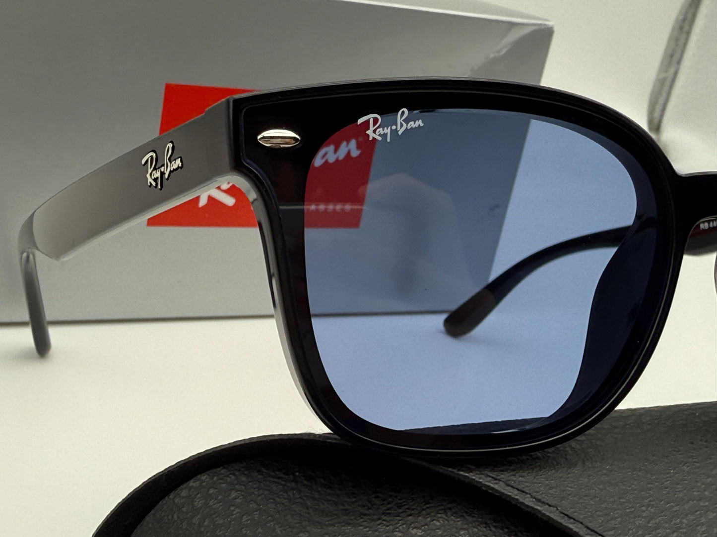 Ray-Ban RB 4461 D 64mm 601 / 80 Black / Blue NEW