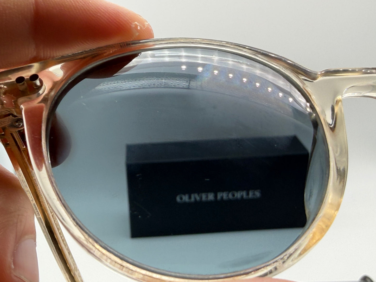 Oliver Peoples 48mm OV 5314SU DELRAY SUN 1094W4 BUFF / Blue Used Read Description