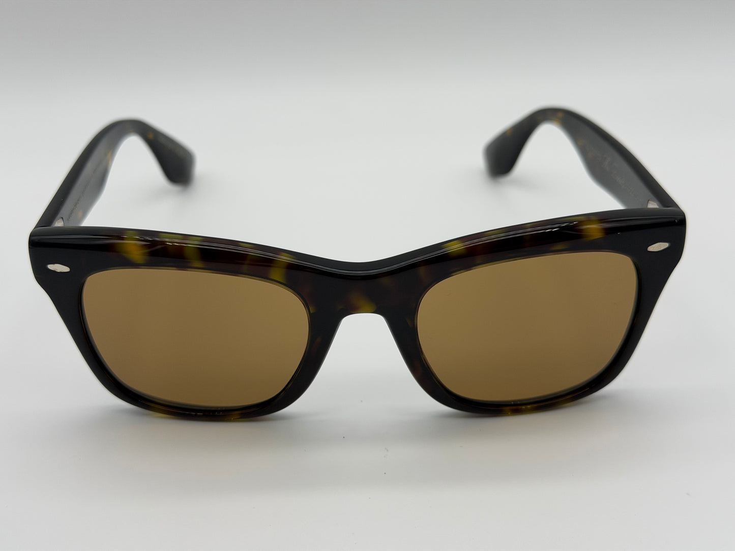 Oliver Peoples x Brunello Cucinelli Mr. Brunello 50mm OV 5497 SU Tortoise / Brown Glass 100953 Itlay Preowned