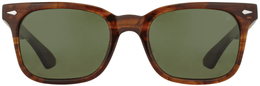 American Optical Tournament 52mm Woodgrain / Calobar Green AO Light Nylon
