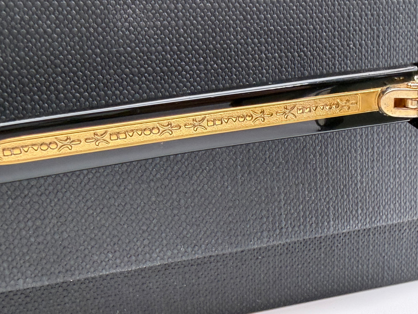 Oliver Peoples Daddy B. 58mm 1st Gen OV 5091S 4590 Black Gold / Green Japan Preowned