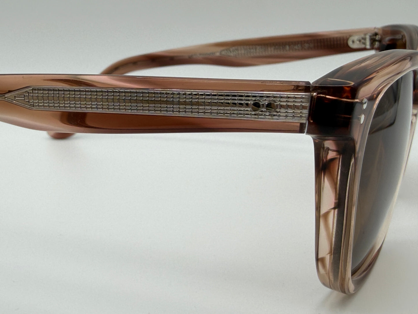 Oliver Peoples Lynes Sun 55mm Washed Sunstone / True Brown OV 5449 172652 Italy Preowned