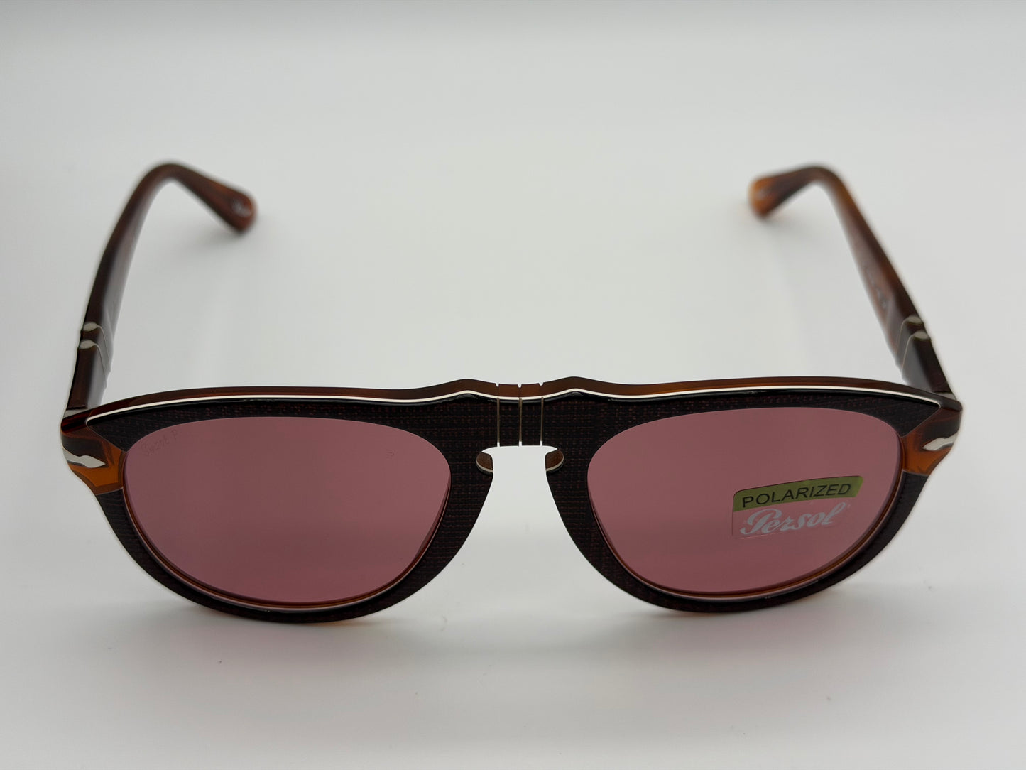 Persol PO 649 52mm 1092AK Bordeaux / Wine POLARIZED Itlay Open Box