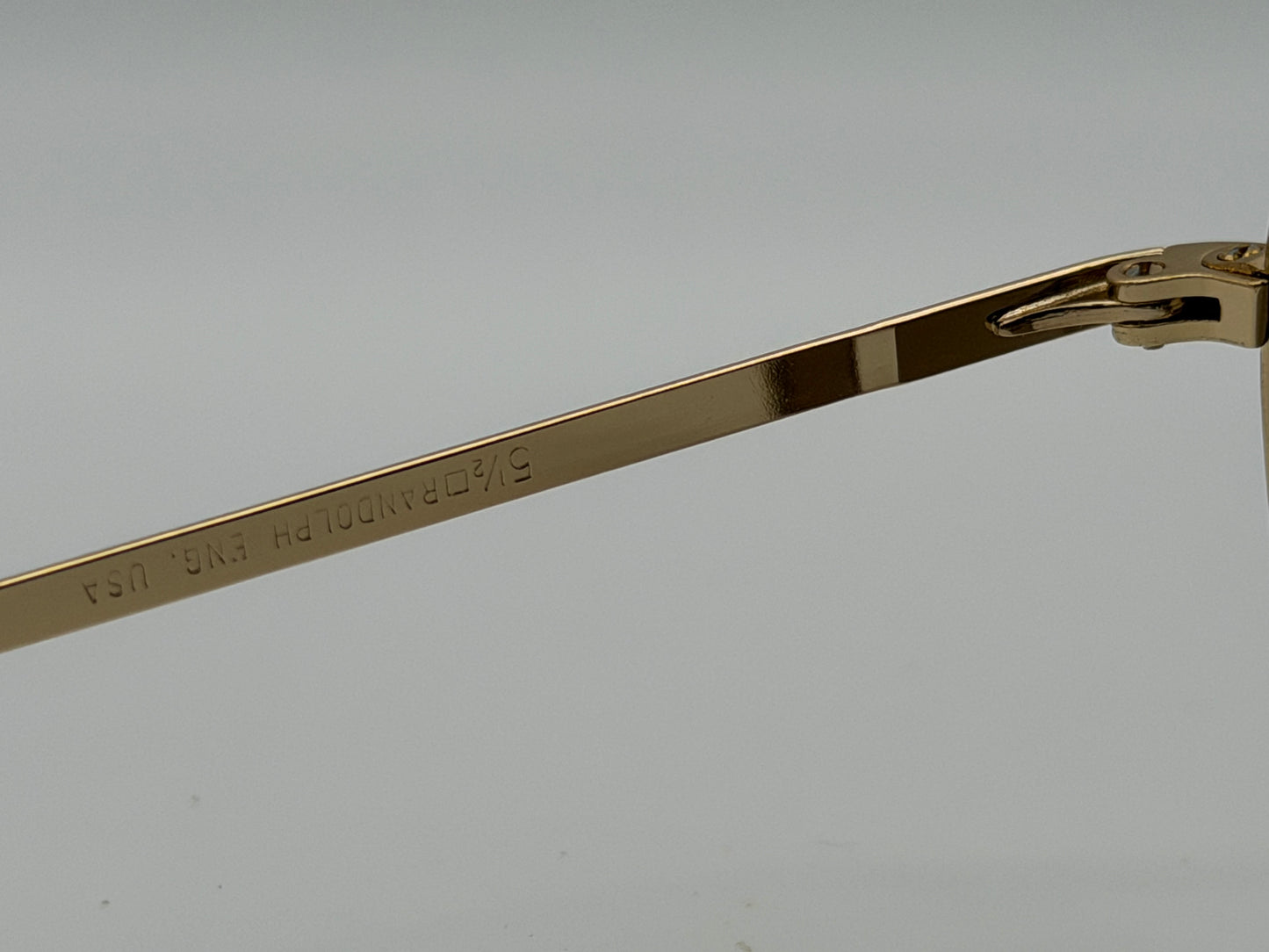 Vintage Randolph Engineering Aviator 52mm Gold / American Tan Bayonet AF 21612 G New Old Stock