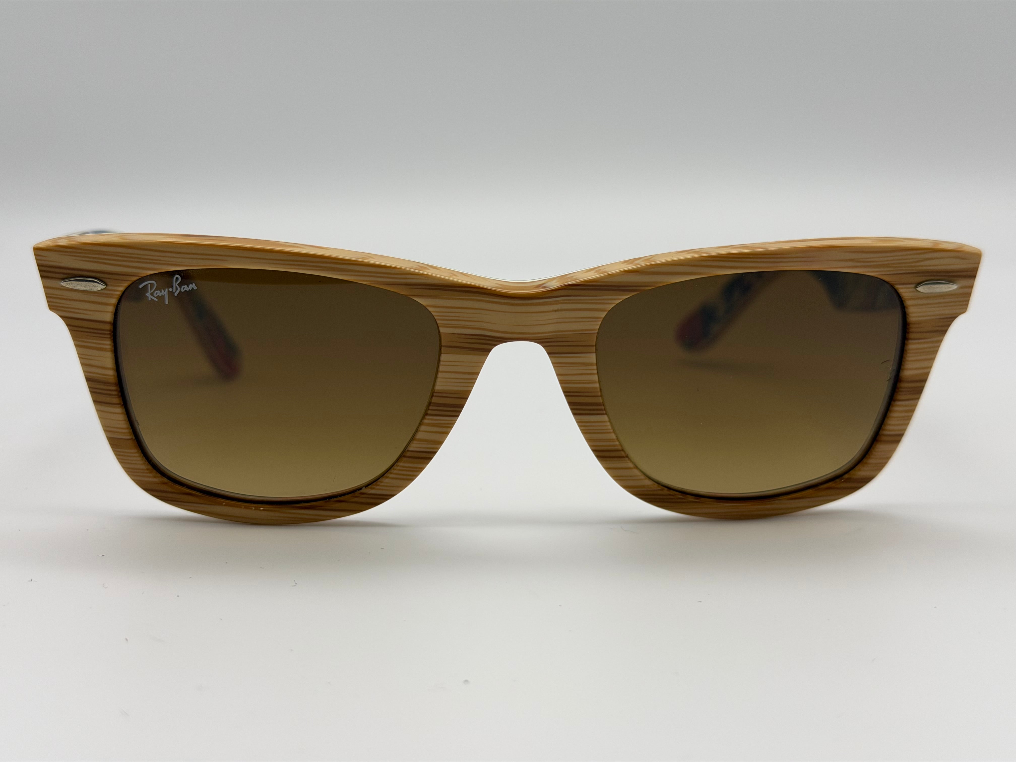 Ray-Ban Original Wayfarer 50mm RB 2140 1138/85 Light Wood On Surf