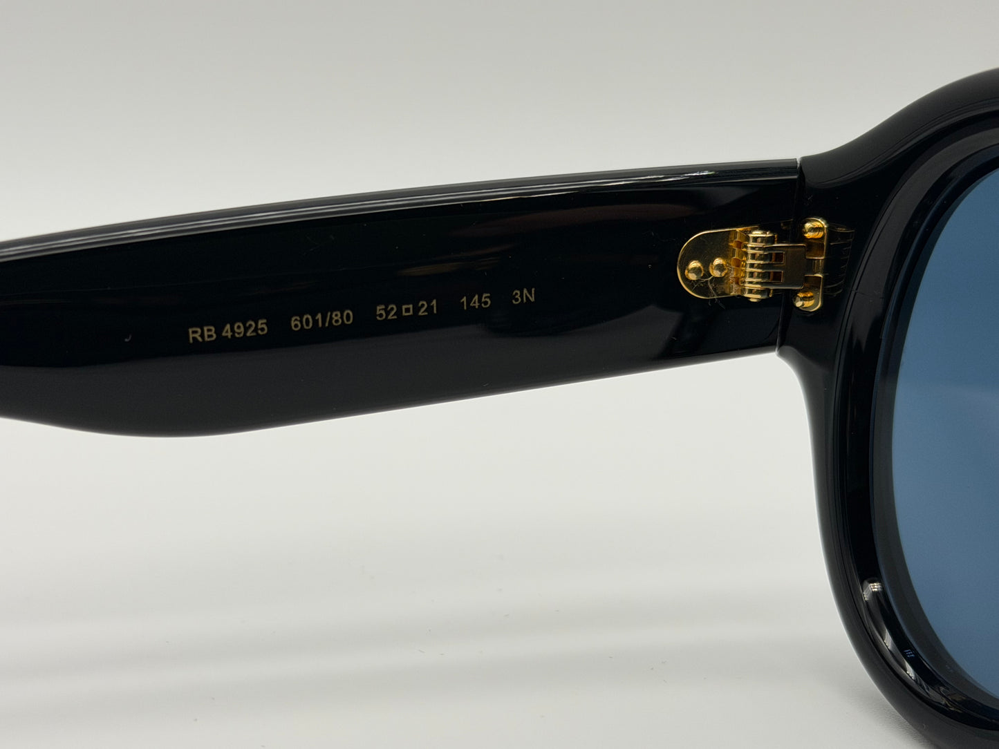 Ray-Ban A$AP Rocky Aviator Puffer 52mm Polished Black / Dark Blue RB 4925 601 / 80 Open Box